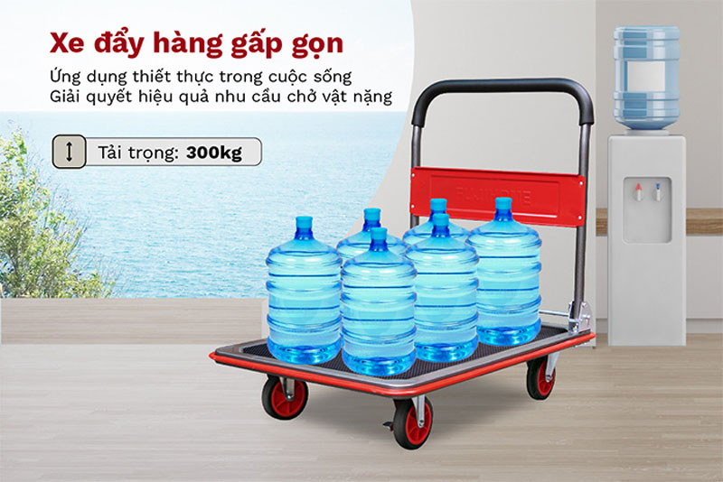 Xe có tải trọng hàng nặng lên đến 300kg