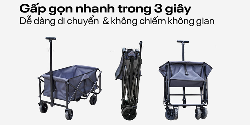 Thiết kế của Xe kéo dã ngoại gấp gọn du lịch, cắm trại Fujihome CT-80