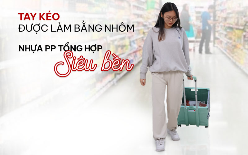 Xe kéo hàng rút gọn Fujihome ST-250 - Hàng chính hãng