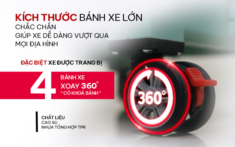 Xe kéo hàng rút gọn Fujihome ST-250 - Hàng chính hãng