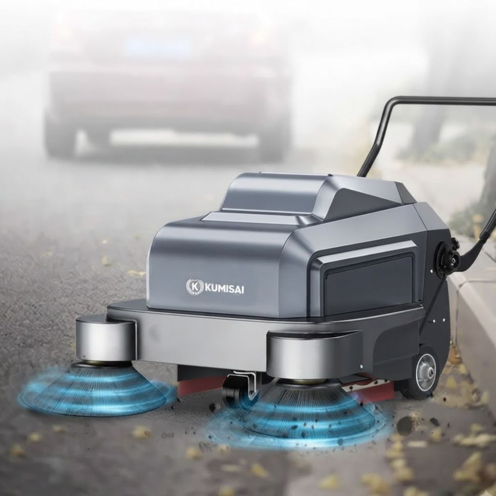 Xe quét rác đẩy tay Kumisai KMS S3 - Hàng chính hãng