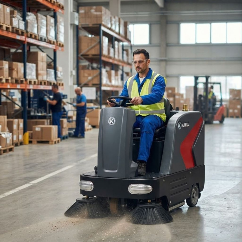 Xe quét rác ngồi lái Kumisai KMS S5 - Hàng chính hãng