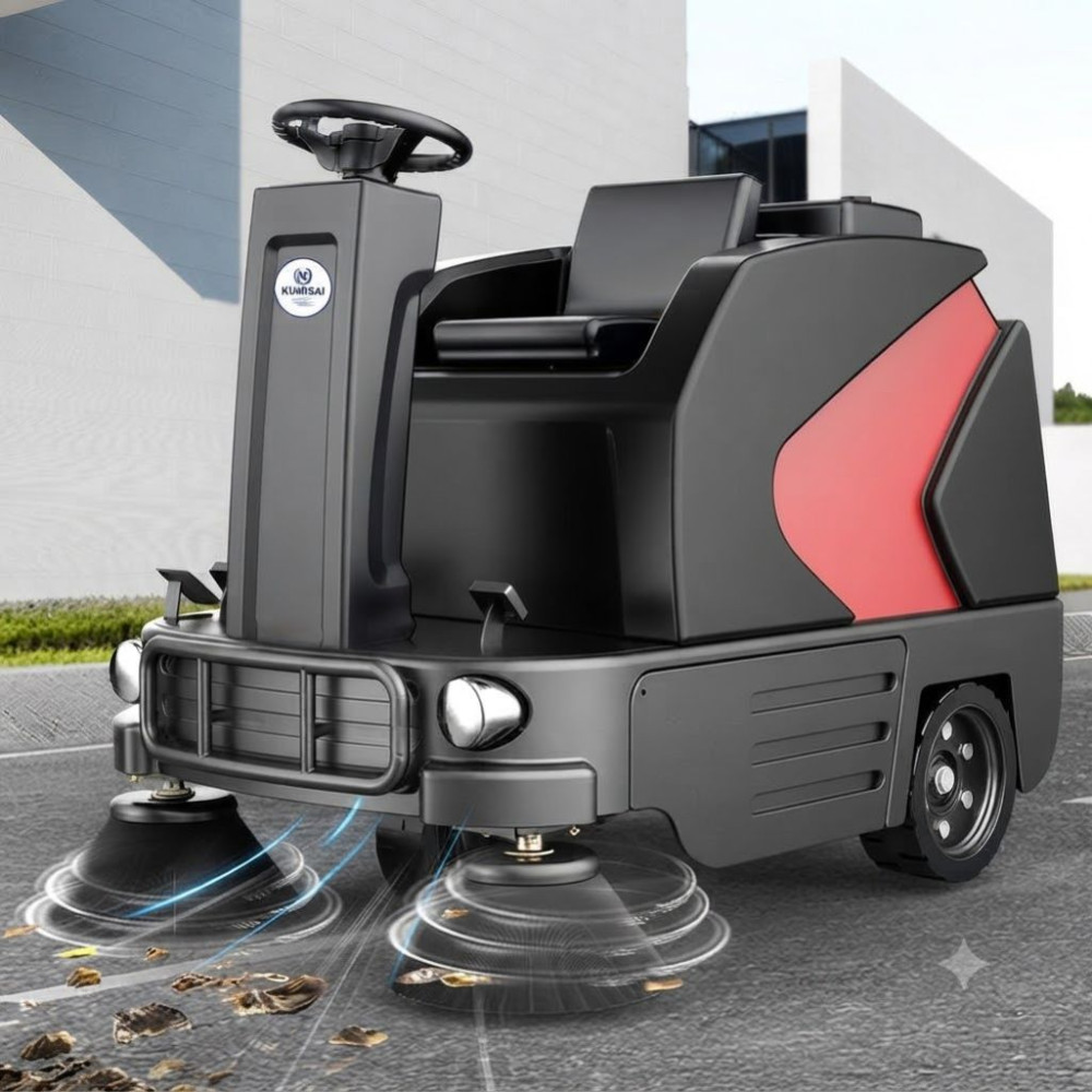 Xe quét rác ngồi lái Kumisai KMS S6 - Hàng chính hãng