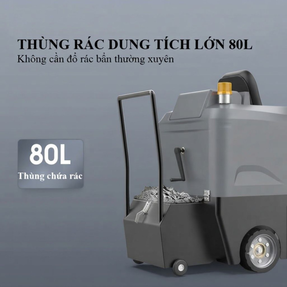 Xe quét rác ngồi lái Kumisai KMS S4 - Hàng chính hãng
