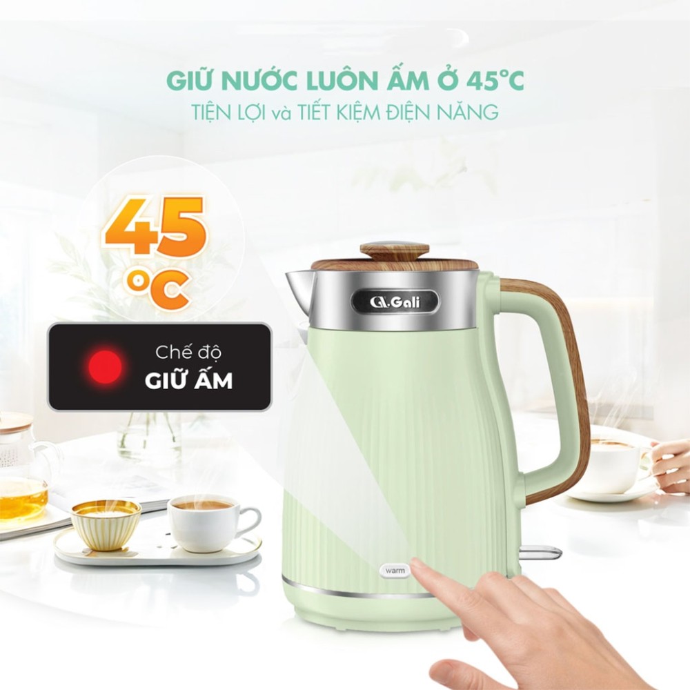 Ấm siêu tốc giữ ấm Gali GL-18F NEW - Hàng chính hãng