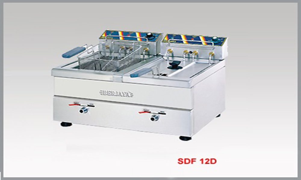  Bếp chiên nhúng điện đôi Berjaya SDF12D