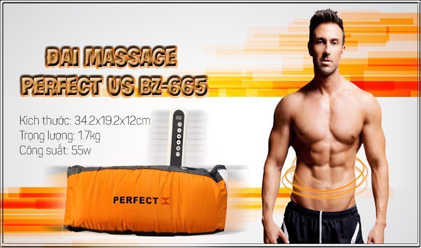 Đai massage bụng Perfect BZ 665
