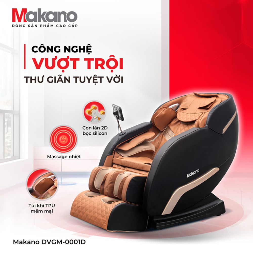 Ghế Massage Makano MKGM-0001D - Hàng chính hãng
