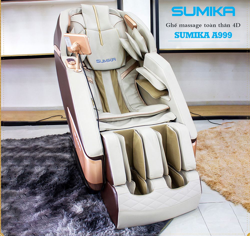 Ghế massage toàn thân cao cấp SUMIKA A999 - Hàng chính hãng