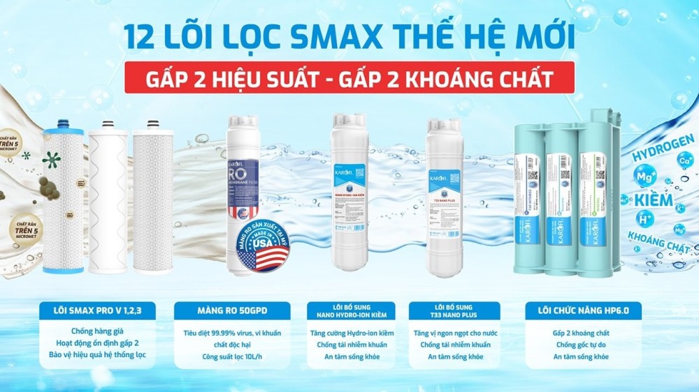 Máy lọc nước có chức năng làm lạnh Karofi KAD-M82 - Hàng chính hãng