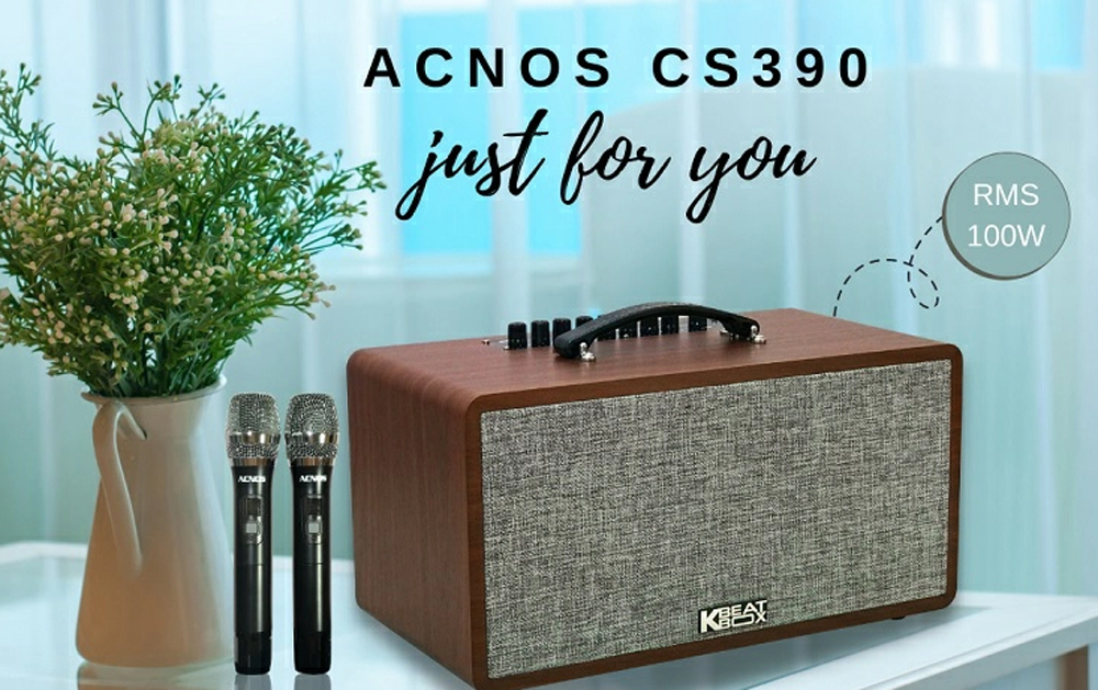 Loa Karaoke di động Acnos CS390 - Hàng chính hãng