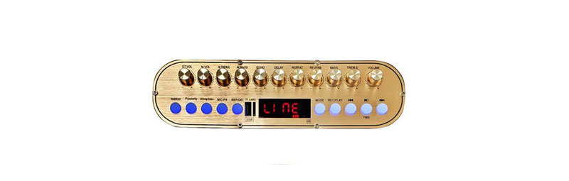 Bảng điều khiển của loa xách tay ladomax h-125