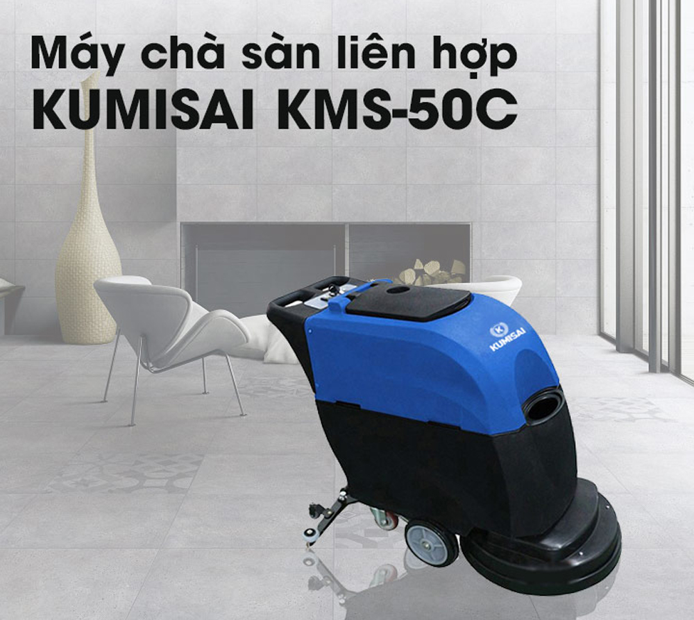 Máy chà sàn liên hợp Kumisai KMS-50C - Hàng chính hãng