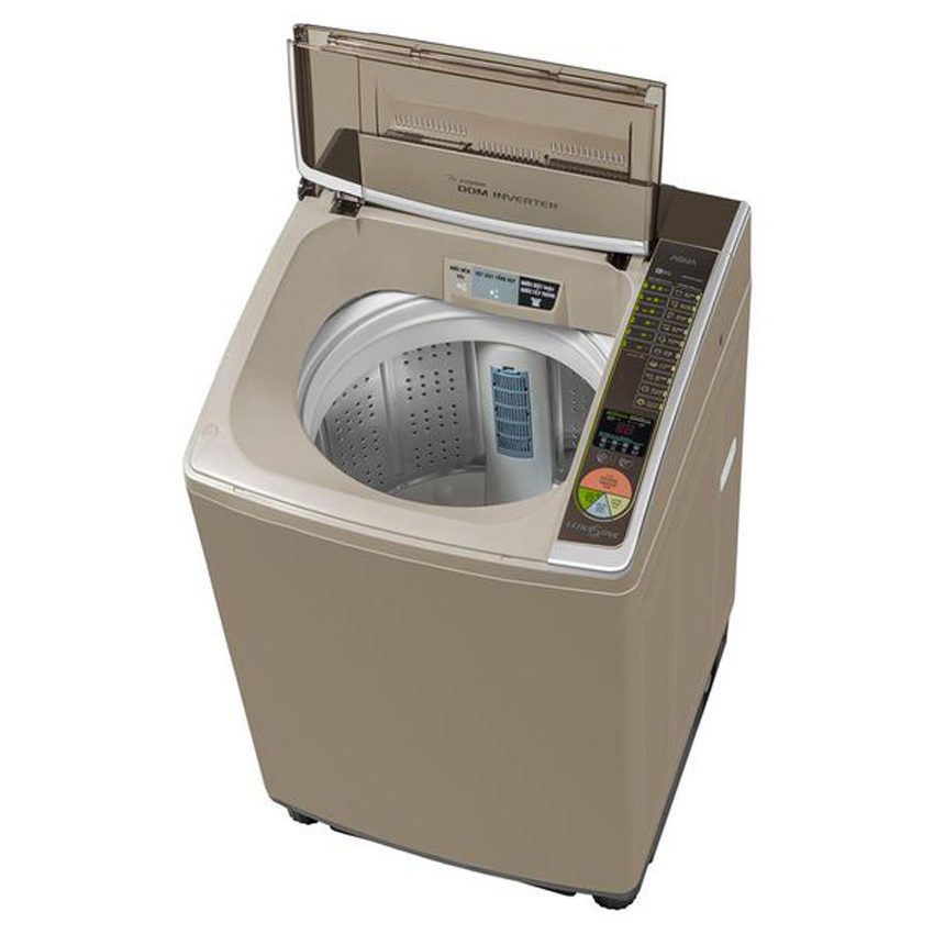Máy giặt Aqua AQW-DQ125ZT lồng giặt bằng thép không gỉ