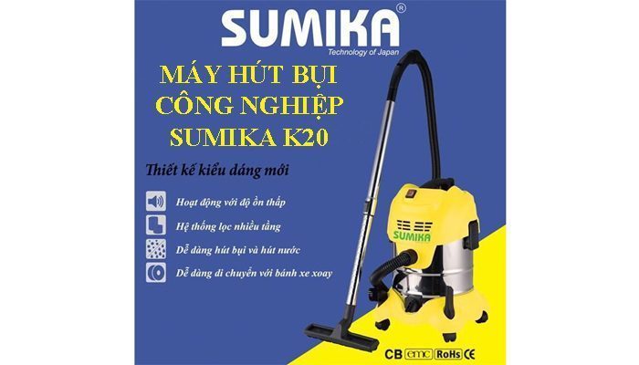 máy hút bụi công nghiệp Sumika K20