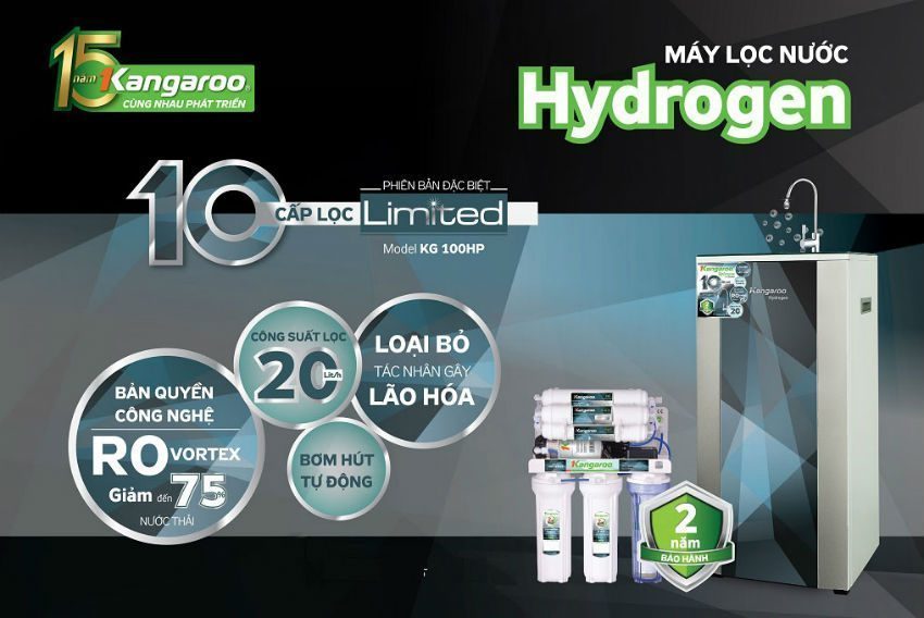 Máy lọc nước Kangaroo Hydrogen Plus KG100HP