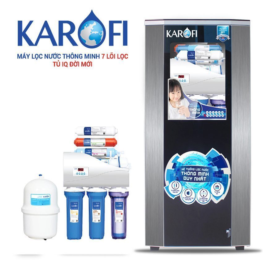 Máy lọc nước Karofi iRO 1.1 KT-K7I-1 có hệ thống lọc 7 cấp