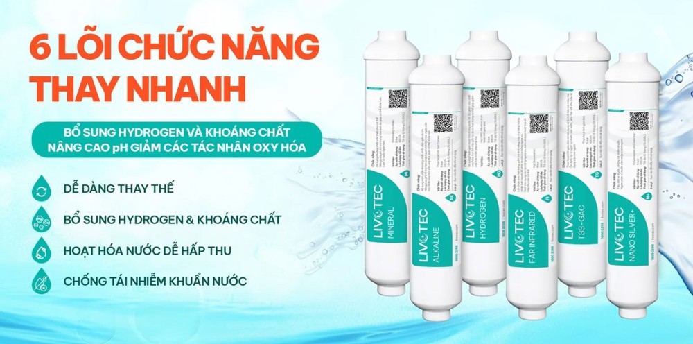 Máy lọc nước RO Karofi Livotec 609 - Hàng chính hãng