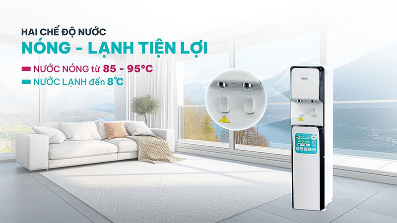 Máy lọc nước nóng lạnh Korihome WPK-968 - Hàng chính hãng