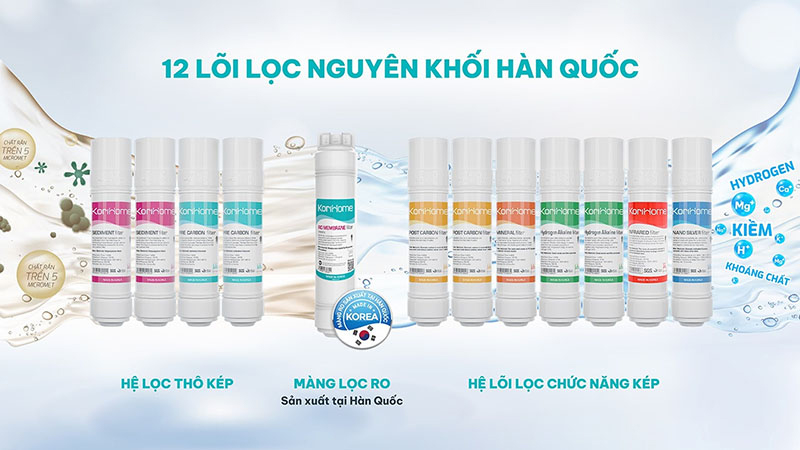 Máy lọc nước nóng lạnh Korihome WPK-968 - Hàng chính hãng