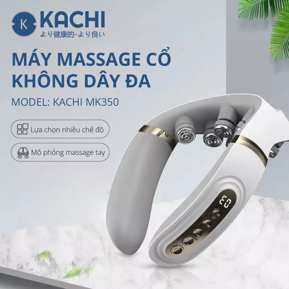 Máy massage cổ không dây Kachi MK350 - Hàng chính hãng