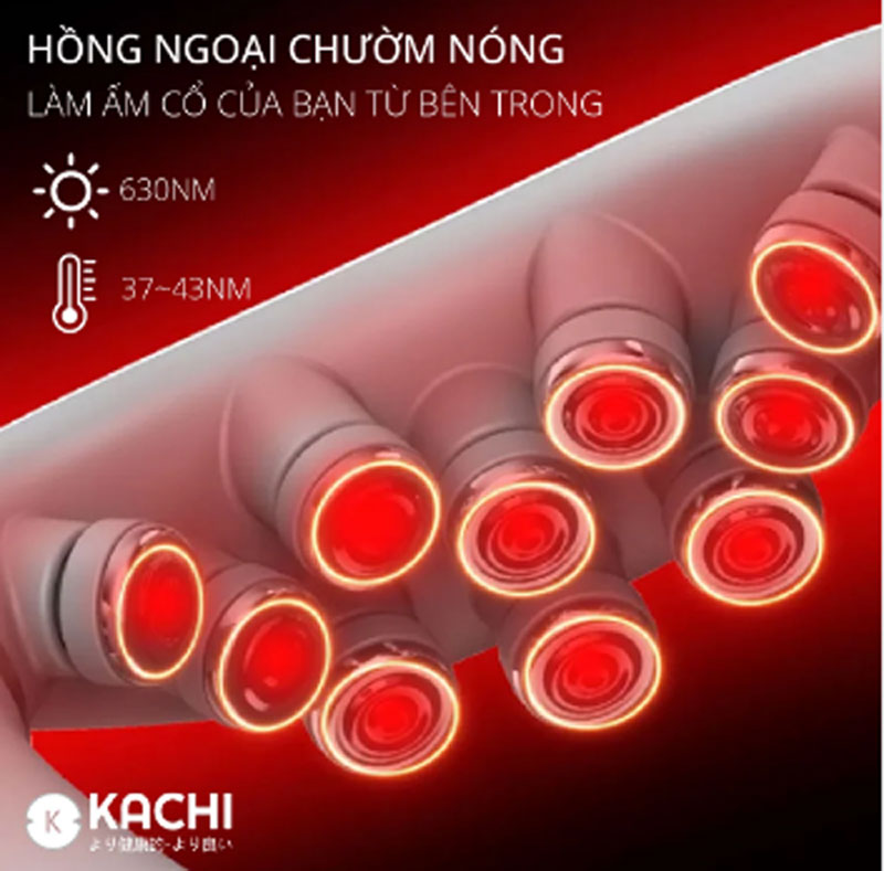 Máy massage cổ không dây Kachi MK350 - Hàng chính hãng
