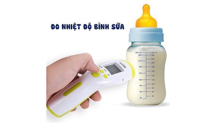 Nhiệt kế hồng ngoại Laica SA5900 đo được độ nước tăm, thức ăn cho bé