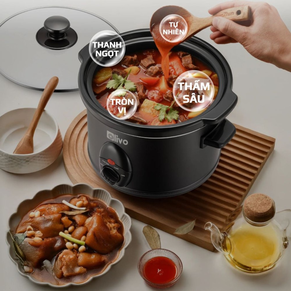 Nồi nấu chậm Olivo SC30 - Hàng chính hãng