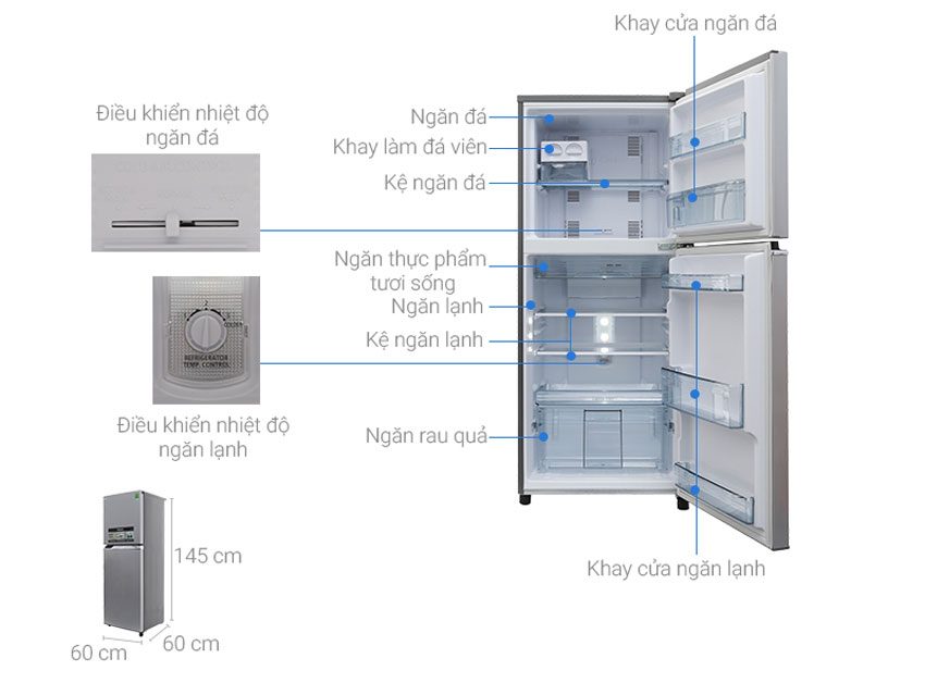 Tủ lạnh Panasonic NR-BL267VSV1 