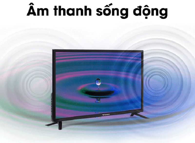 Tivi LED Sanco voice H40V300 hình ảnh rõ nét với độ phân giải HD