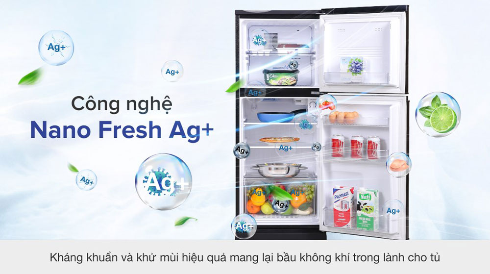 Tủ lạnh Aqua 130 lít AQR-T150FA(BS) - Hàng chính hãng