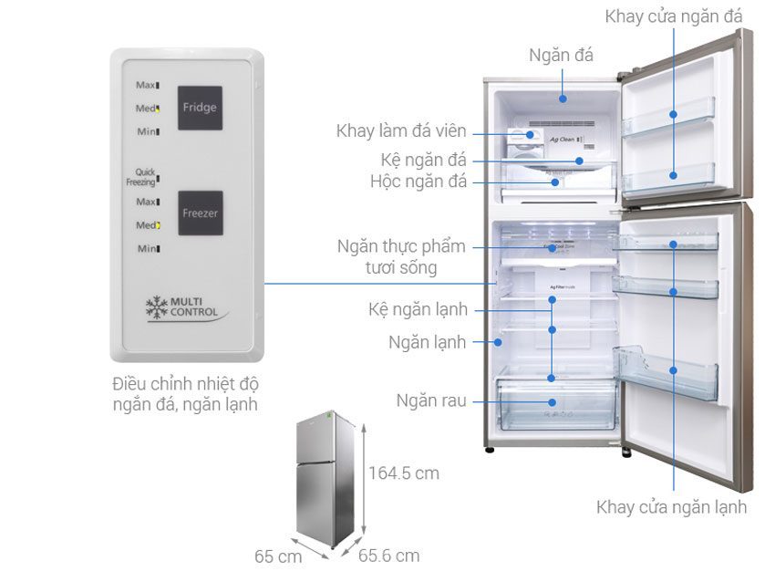 Tủ lạnh Panasonic NR-BL359PSVN