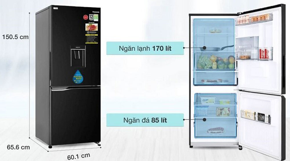 Tủ lạnh Panasonic NR-SV280BPKV ( 255 lít) - Hàng chính hãng