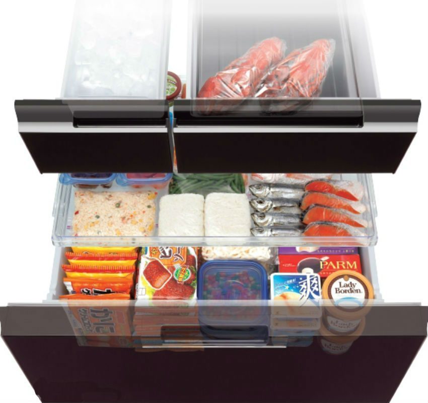 Tủ lạnh Sharp inverter 601 lít SJ-GF60A-R ngăn đông ở dưới