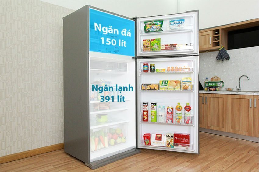 Tủ lạnh Sharp 585 lít SJ-XP590PG-BK làm lạnh nhanh