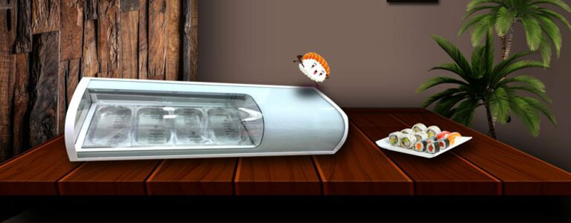 Bảo quản sushi ở nhiệt độ lí tưởng từ  0ºC đến +12ºC