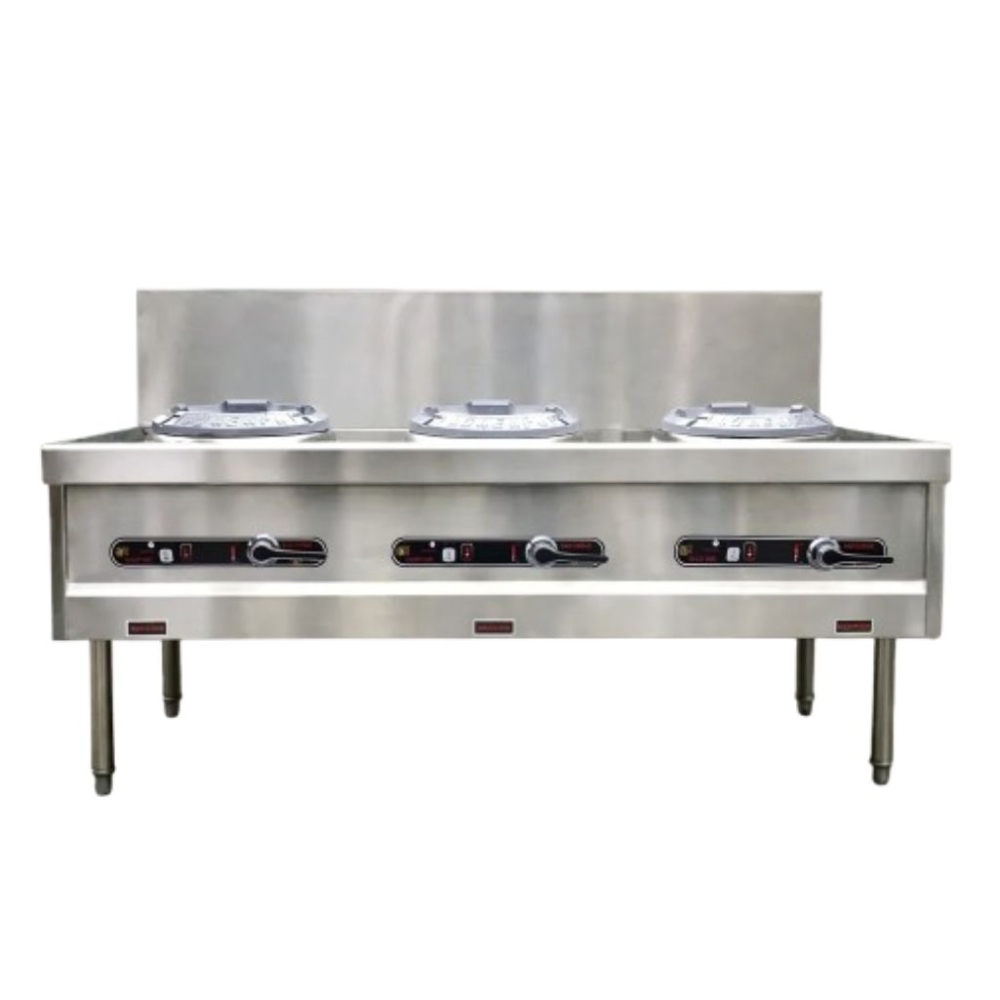 Bếp Á 3 họng gang có quạt thổi Bettop BA3HG-QT - Hàng chính hãng