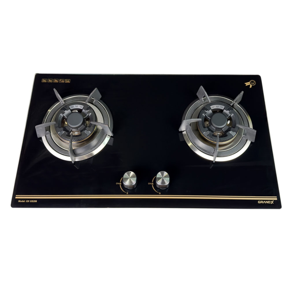 Bếp gas đôi âm kính GrandX GX-GS286 - Hàng chính hãng