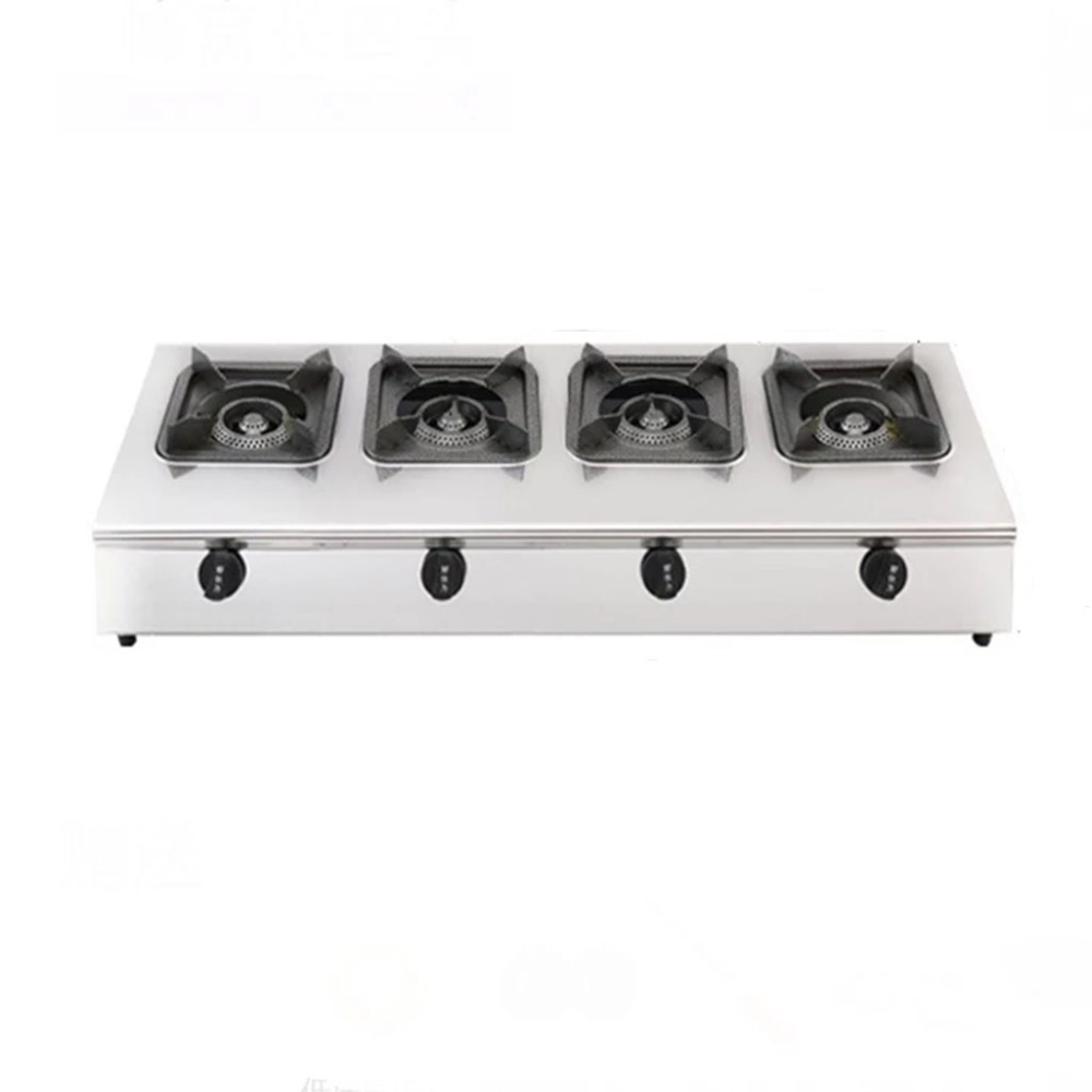 Bếp gas nấu mì cay, cơm niêu OEM 4 Họng Ngang - Hàng chính hãng