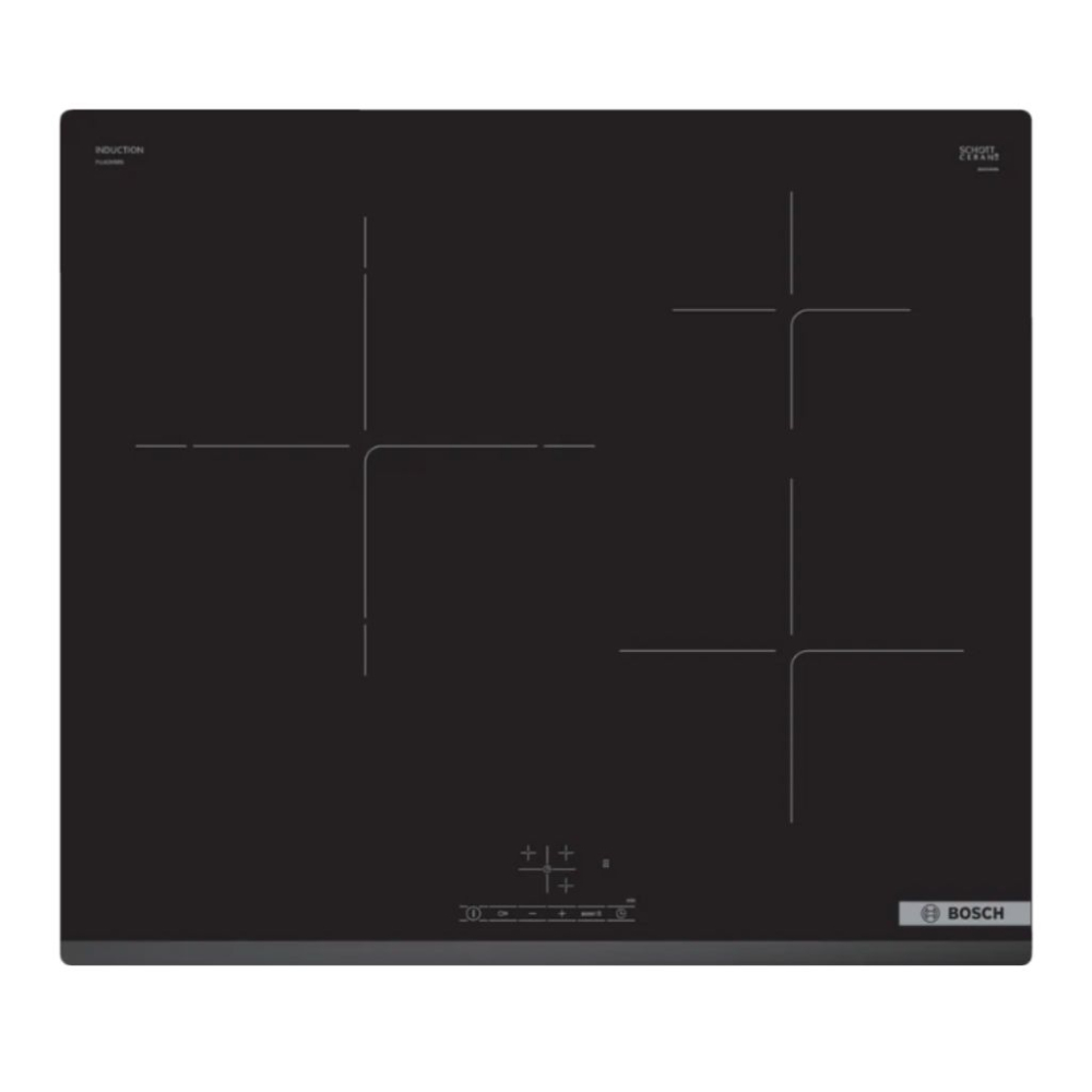 Bếp từ 3 vùng nấu Bosch 60cm Serie 4 HMH.PUJ63KBB5E - Hàng chính hãng