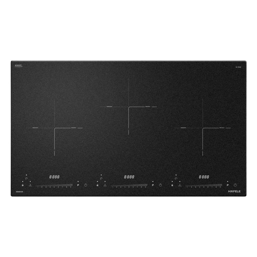 Bếp từ 3 vùng nấu lắp âm Hafele HC-I7834B (536.61.719) - Hàng chính hãng