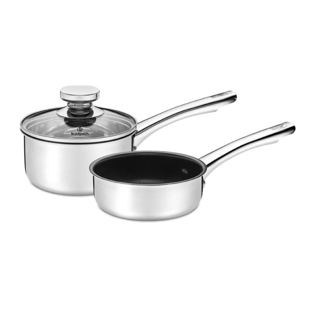 Bộ nồi chảo 2 món inox 304 Kalpen Baby BB14 - Hàng chính hãng