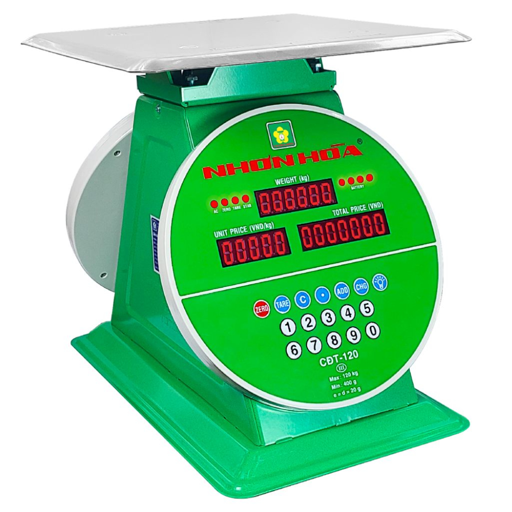 Cân điện tử Nhơn Hòa 120 kg CĐT-120 - Hàng chính hãng