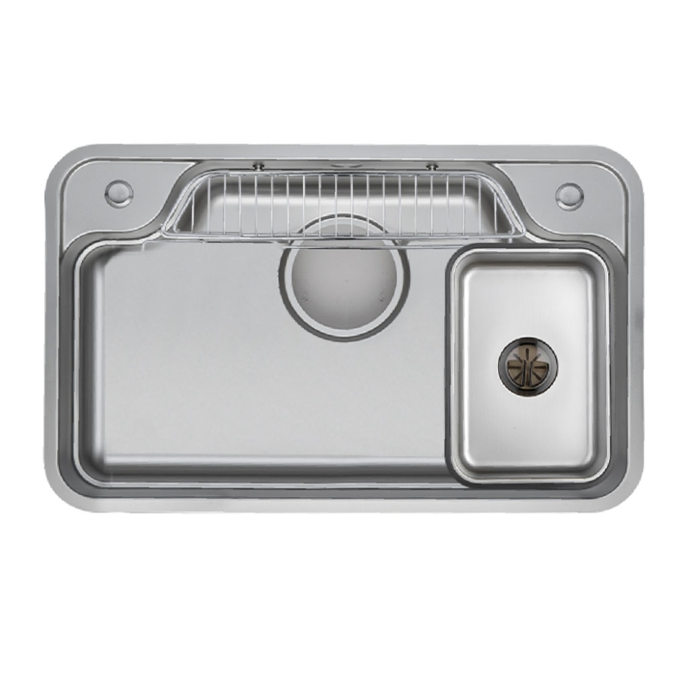 Chậu rửa bát Inox GrandX GX7548JP - Hàng chính hãng