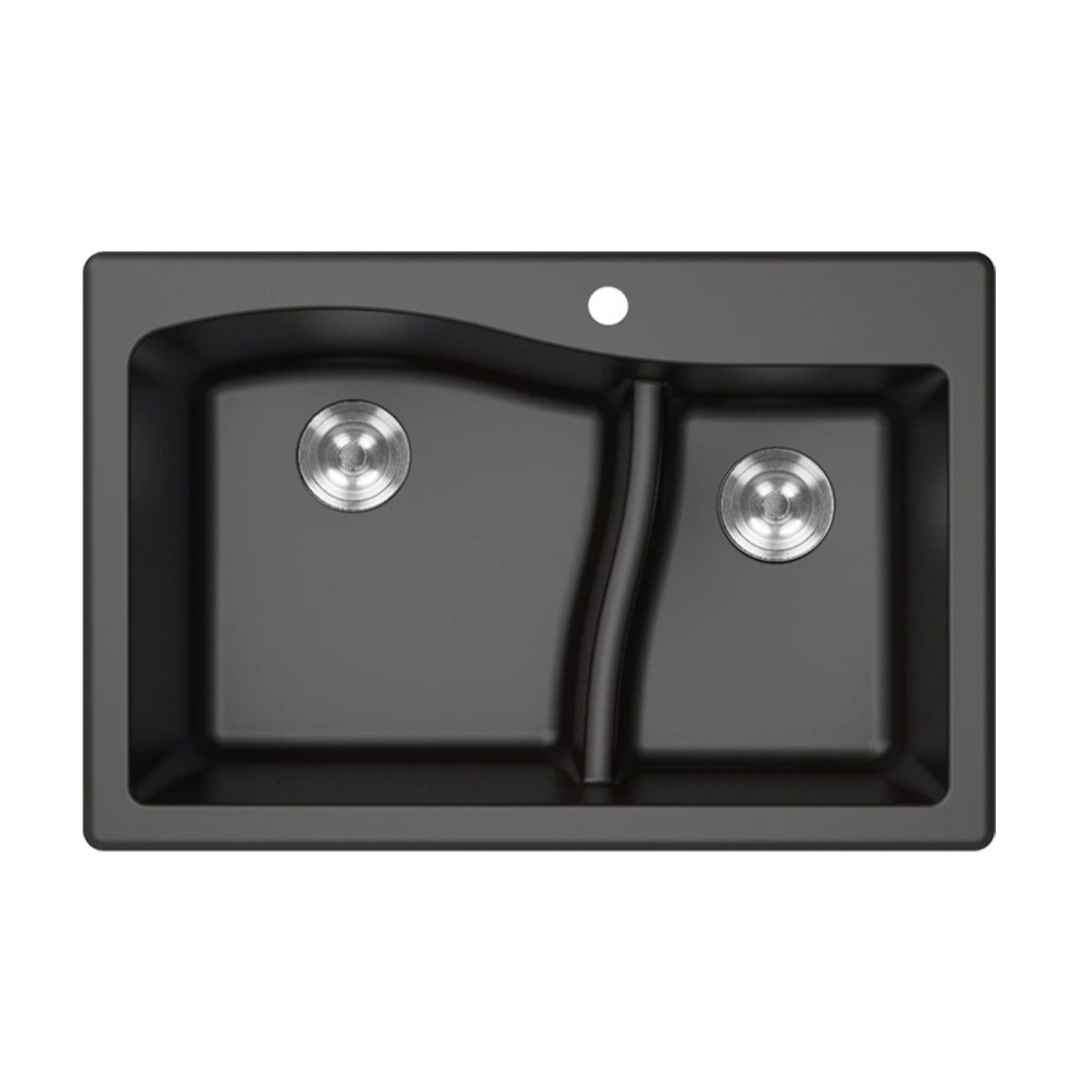 Chậu rửa đá đôi Kaff GRANITE KF-7948SJ - Hàng chính hãng