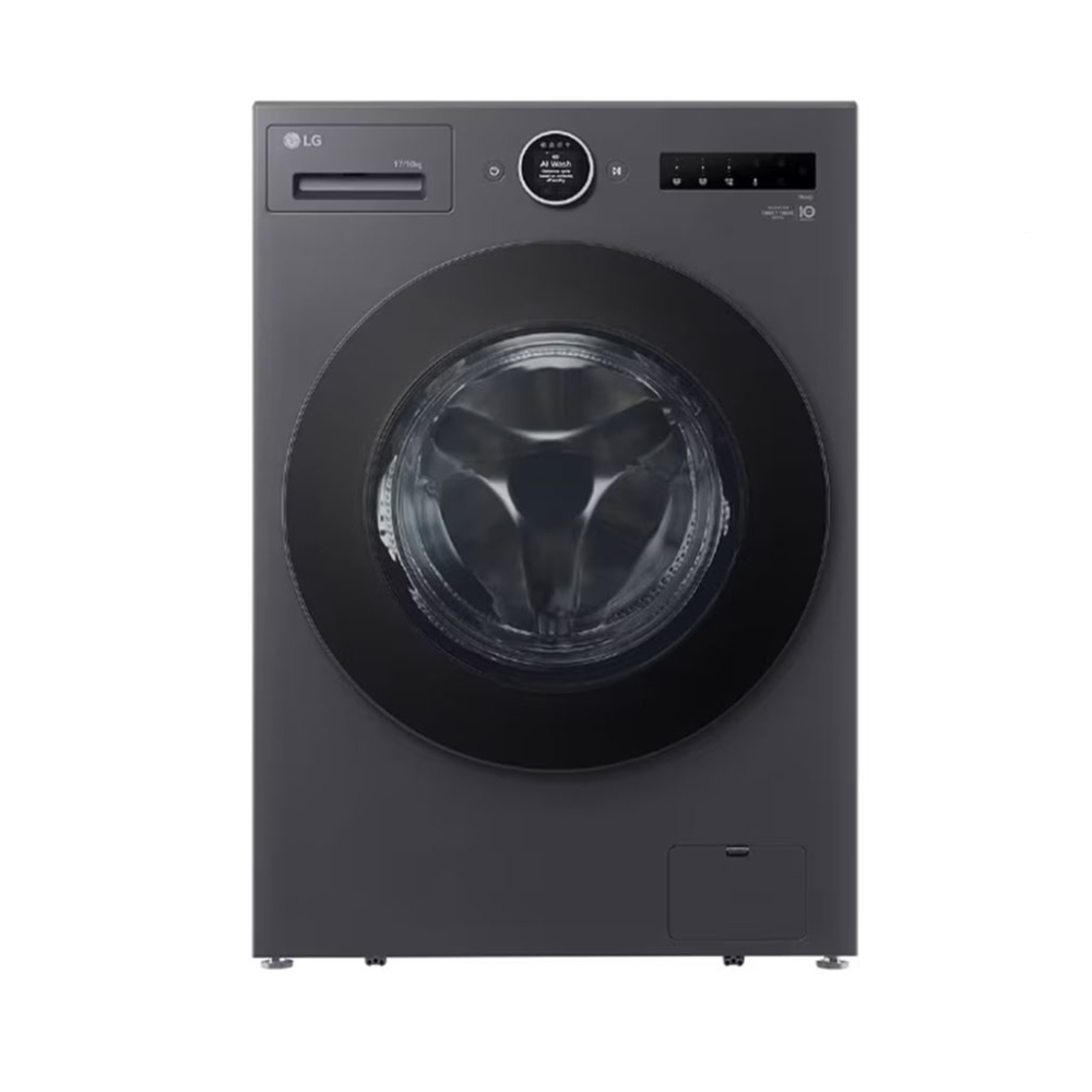 Máy giặt sấy LG Inverter giặt 17 kg - sấy 10 kg F2517RNTG - Hàng chính hãng