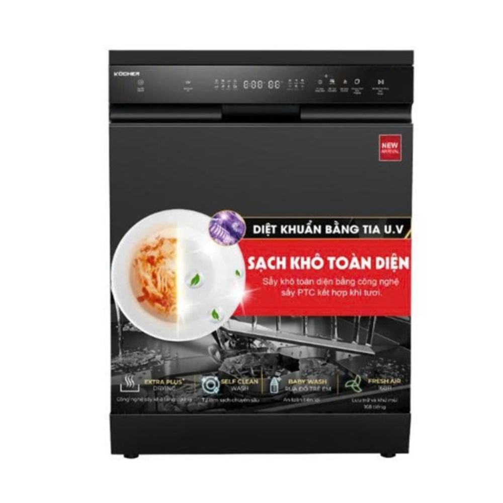 Máy rửa chén độc lập Kocher X15U - Hàng chính hãng