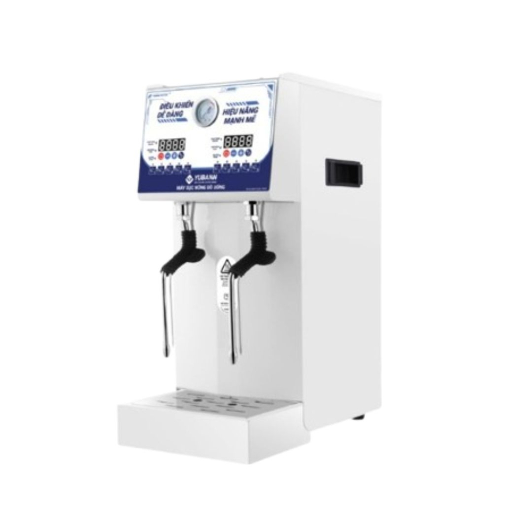Máy sục trà sữa áp suất cao 2 vòi điện tử Yubann YB-400 - Hàng chính hãng