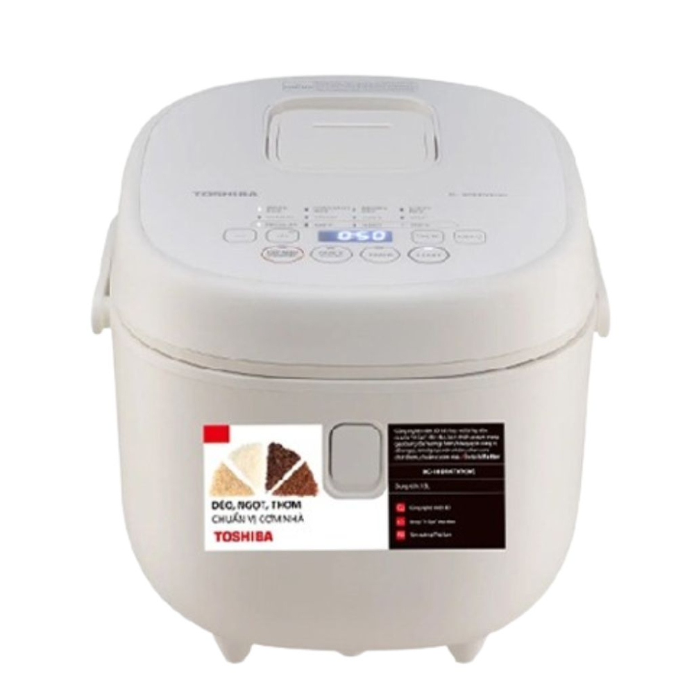 Nồi cơm điện tử Toshiba 1.8 lít RC-18DR4TVN(W) - Hàng chính hãng