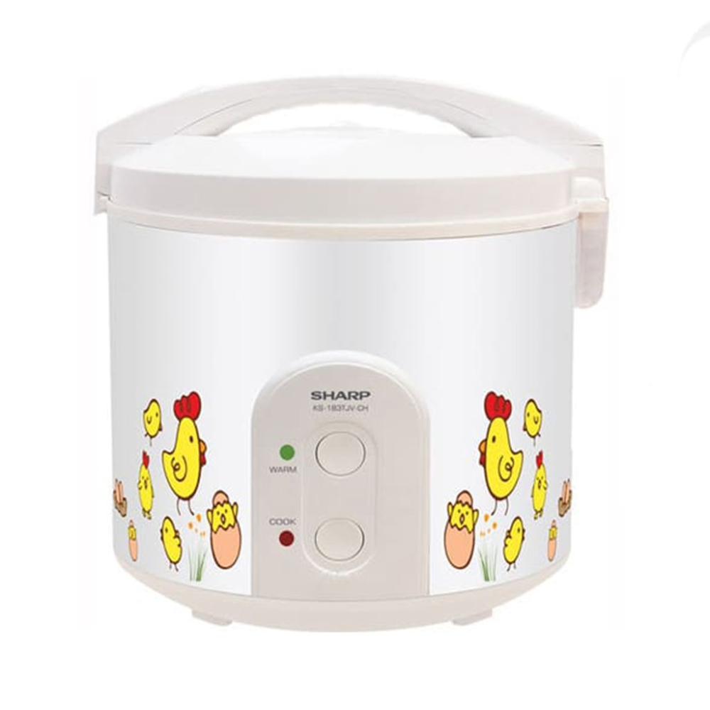 Nồi cơm nắp gài Sharp 1.8 lít KS-183TJV-CH - Hàng chính hãng